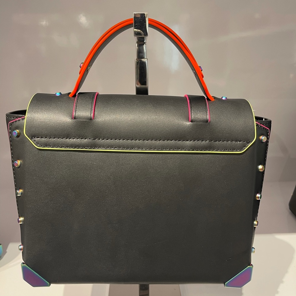 Michael Kors Black Bag with Rainbow Accents - Picture 2 of 8